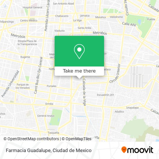 Farmacia Guadalupe map