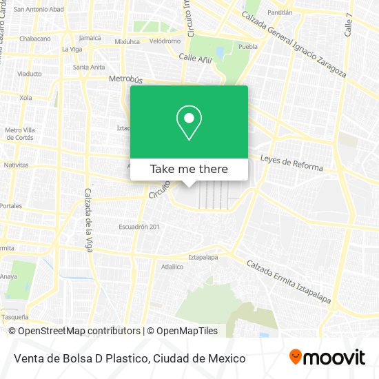 Venta de Bolsa D Plastico map