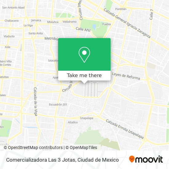 Comercializadora Las 3 Jotas map