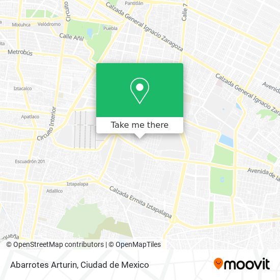Abarrotes Arturin map