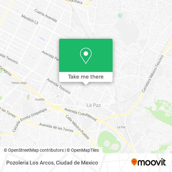 Pozoleria Los Arcos map