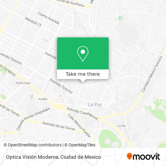 Optica Visión Moderna map