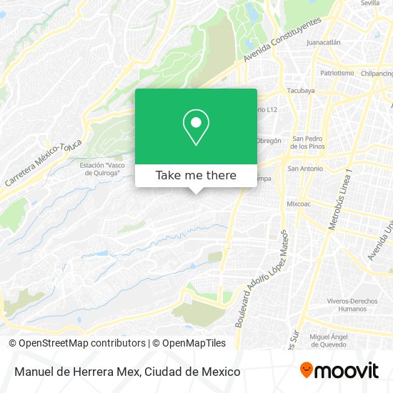 Manuel de Herrera Mex map