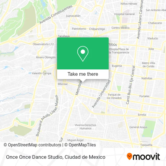 Once Once Dance Studio map