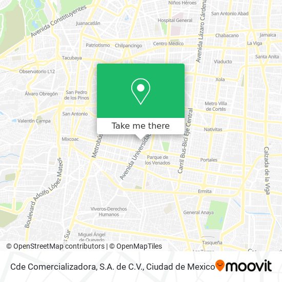Cde Comercializadora, S.A. de C.V. map