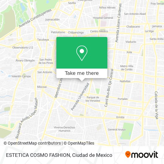 ESTETICA COSMO FASHION map