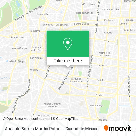 Abasolo Sotres Martha Patricia map