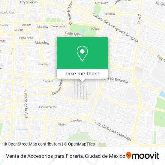 Venta de Accesorios para Floreria map