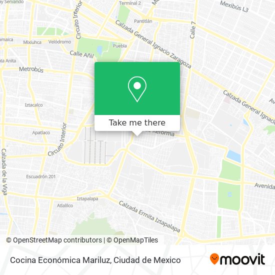 Cocina Económica Mariluz map