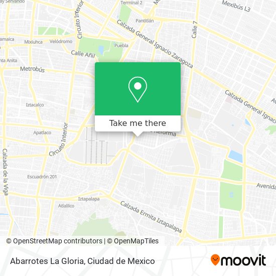 Abarrotes La Gloria map