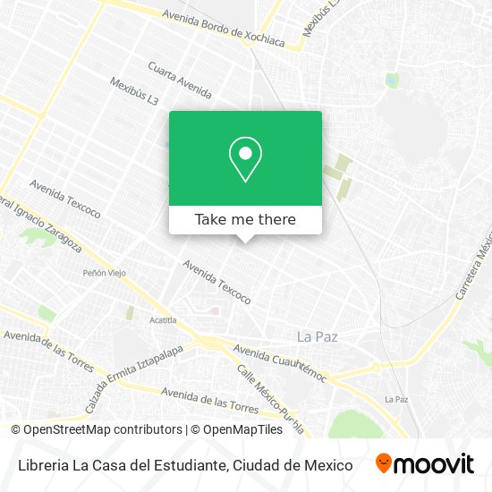 Mapa de Libreria La Casa del Estudiante