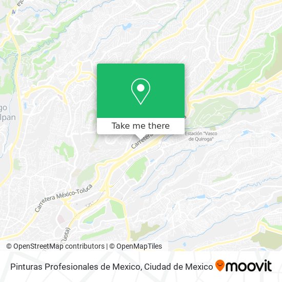 Mapa de Pinturas Profesionales de Mexico