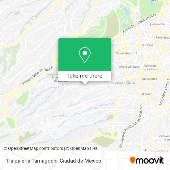 Tlalpaleria Tamagochi map