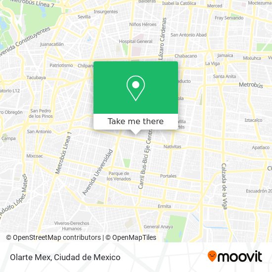 Mapa de Olarte Mex
