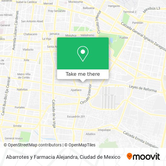Abarrotes y Farmacia Alejandra map