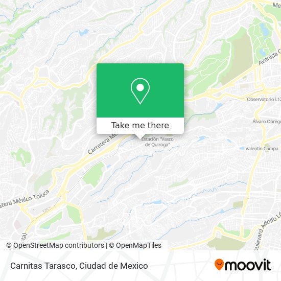 Carnitas Tarasco map