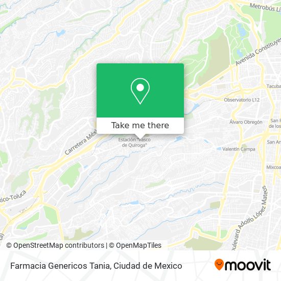 Farmacia Genericos Tania map