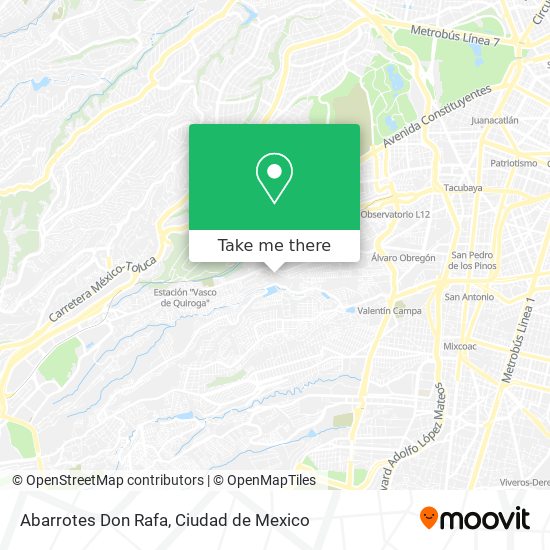 Abarrotes Don Rafa map