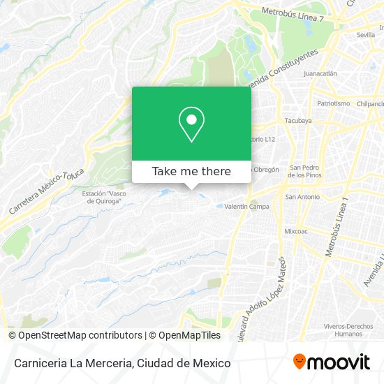 Carniceria La Merceria map