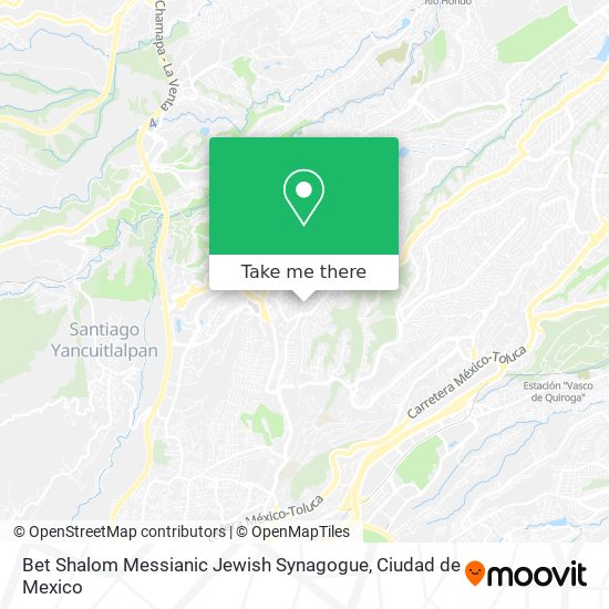 Bet Shalom Messianic Jewish Synagogue map