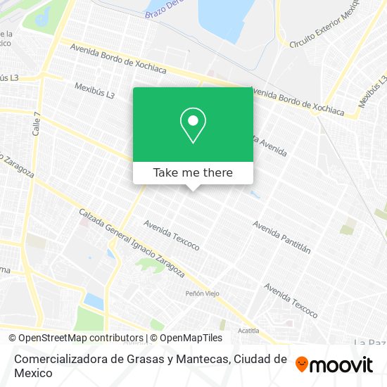 Mapa de Comercializadora de Grasas y Mantecas