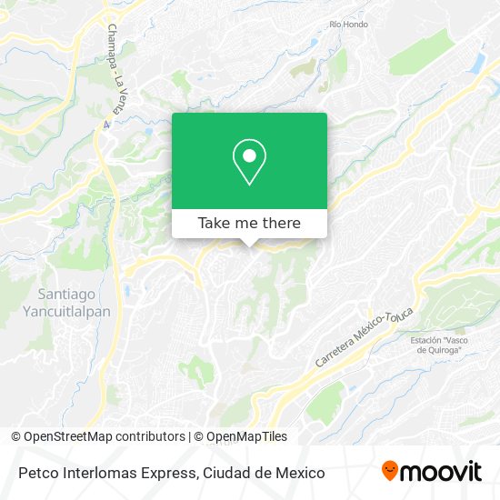 Petco Interlomas Express map