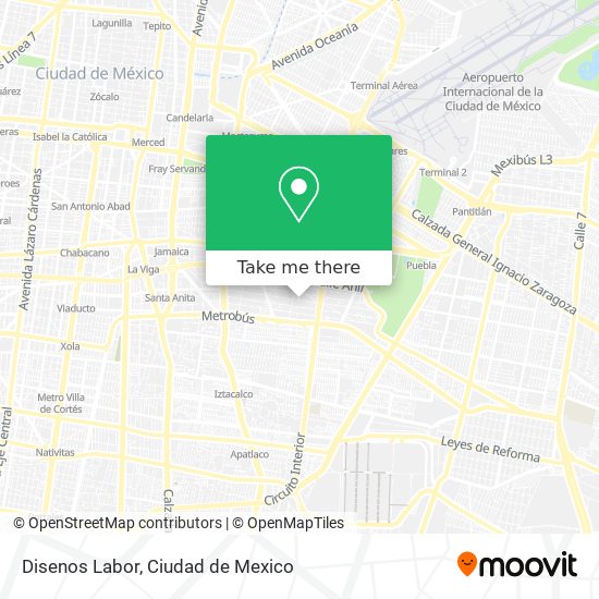 Disenos Labor map