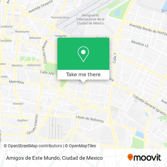 Amigos de Este Mundo map