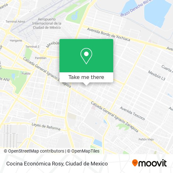 Mapa de Cocina Económica Rosy