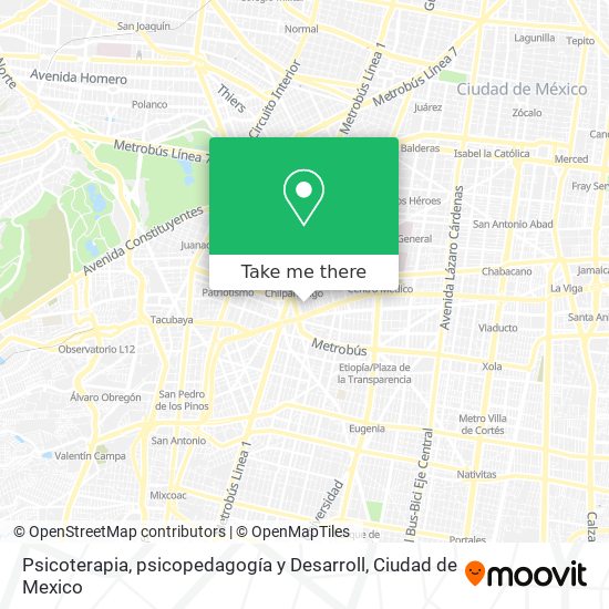 Psicoterapia, psicopedagogía y Desarroll map