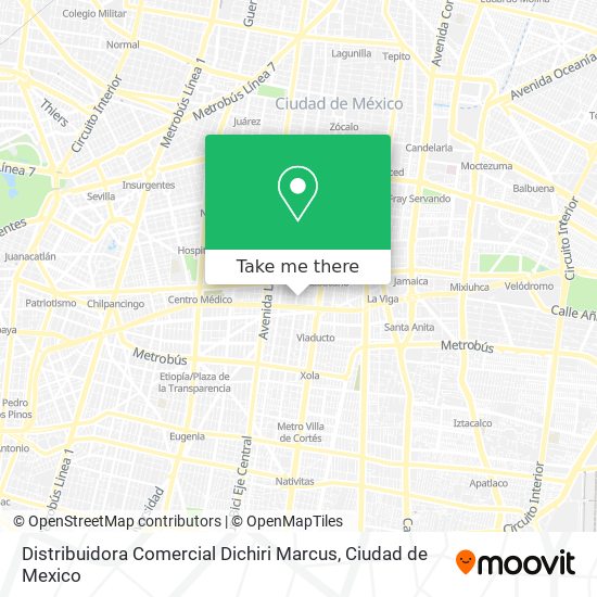 Distribuidora Comercial Dichiri Marcus map