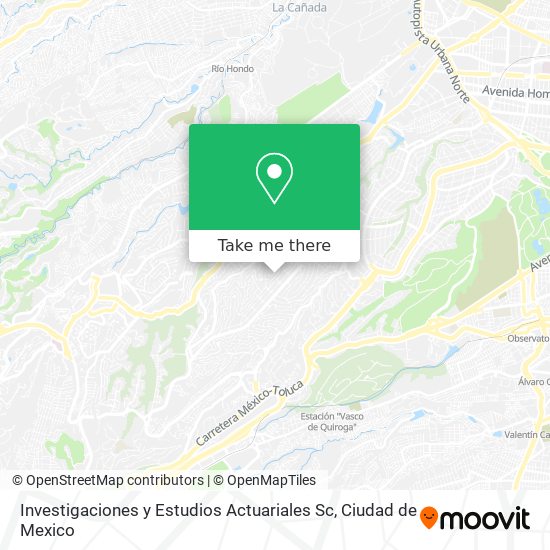Investigaciones y Estudios Actuariales Sc map
