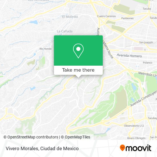 Mapa de Vivero Morales