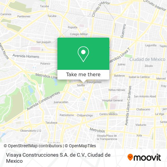 Visaya Construcciones S.A. de C.V. map