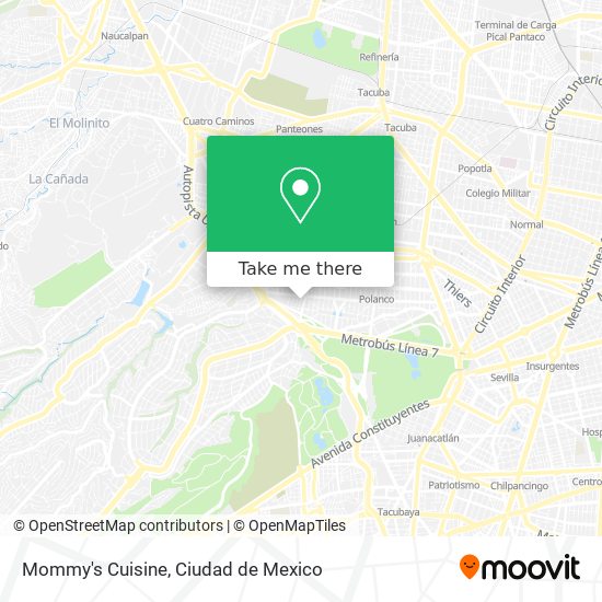 Mapa de Mommy's Cuisine