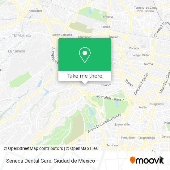 Seneca Dental Care map