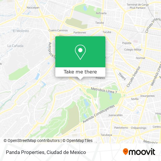 Mapa de Panda Properties