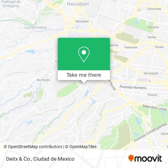 Mapa de Deitx & Co.