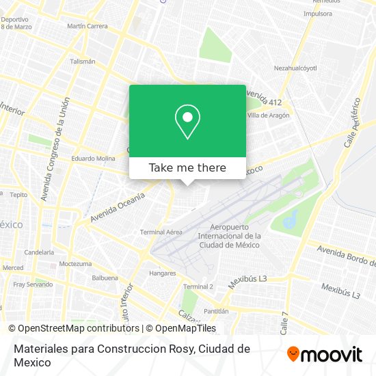Mapa de Materiales para Construccion Rosy