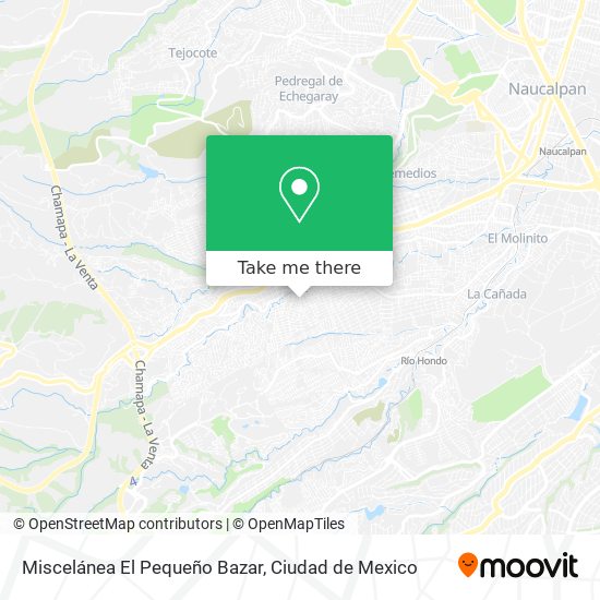 Mapa de Miscelánea El Pequeño Bazar