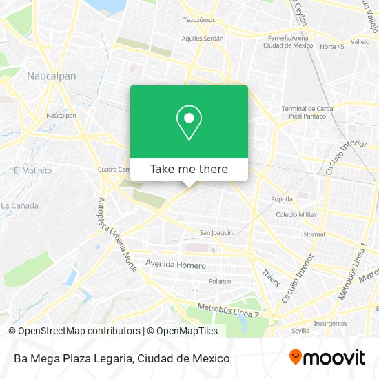 Ba Mega Plaza Legaria map