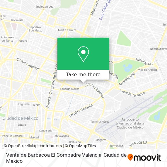 Mapa de Venta de Barbacoa El Compadre Valencia