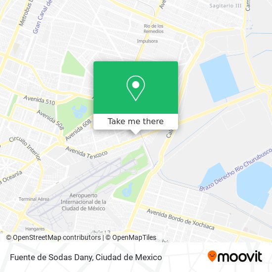 Fuente de Sodas Dany map