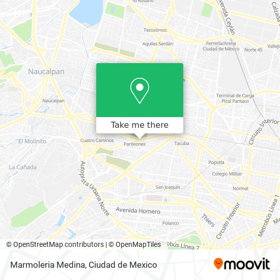 Mapa de Marmoleria Medina