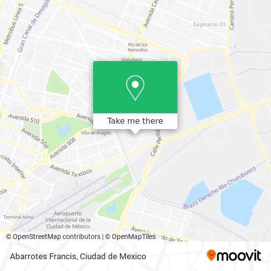 Abarrotes Francis map