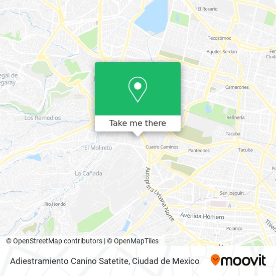 Adiestramiento Canino Satetite map