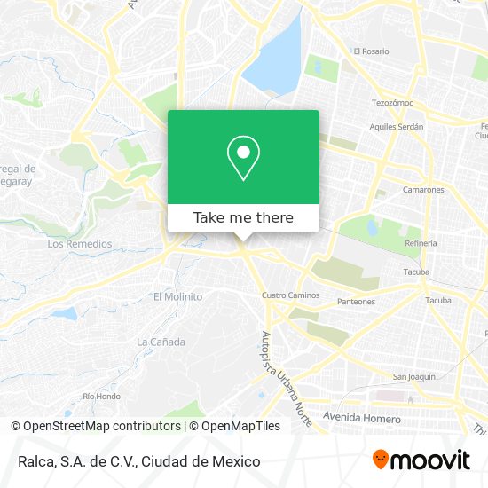 Ralca, S.A. de C.V. map