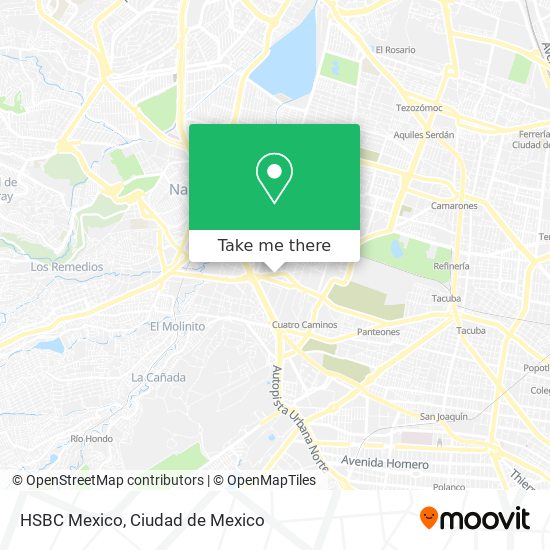 HSBC Mexico map