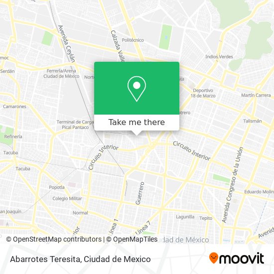 Abarrotes Teresita map