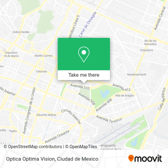 Optica Optima Vision map